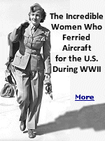 Women in the US took on many positions while men were serving overseas during World War II. Some worked in factories, while others volunteered with the Red Cross. Many served via the skies, taking up positions in newly-formed female piloting organizations tasked with ferrying planes from factories to military bases.